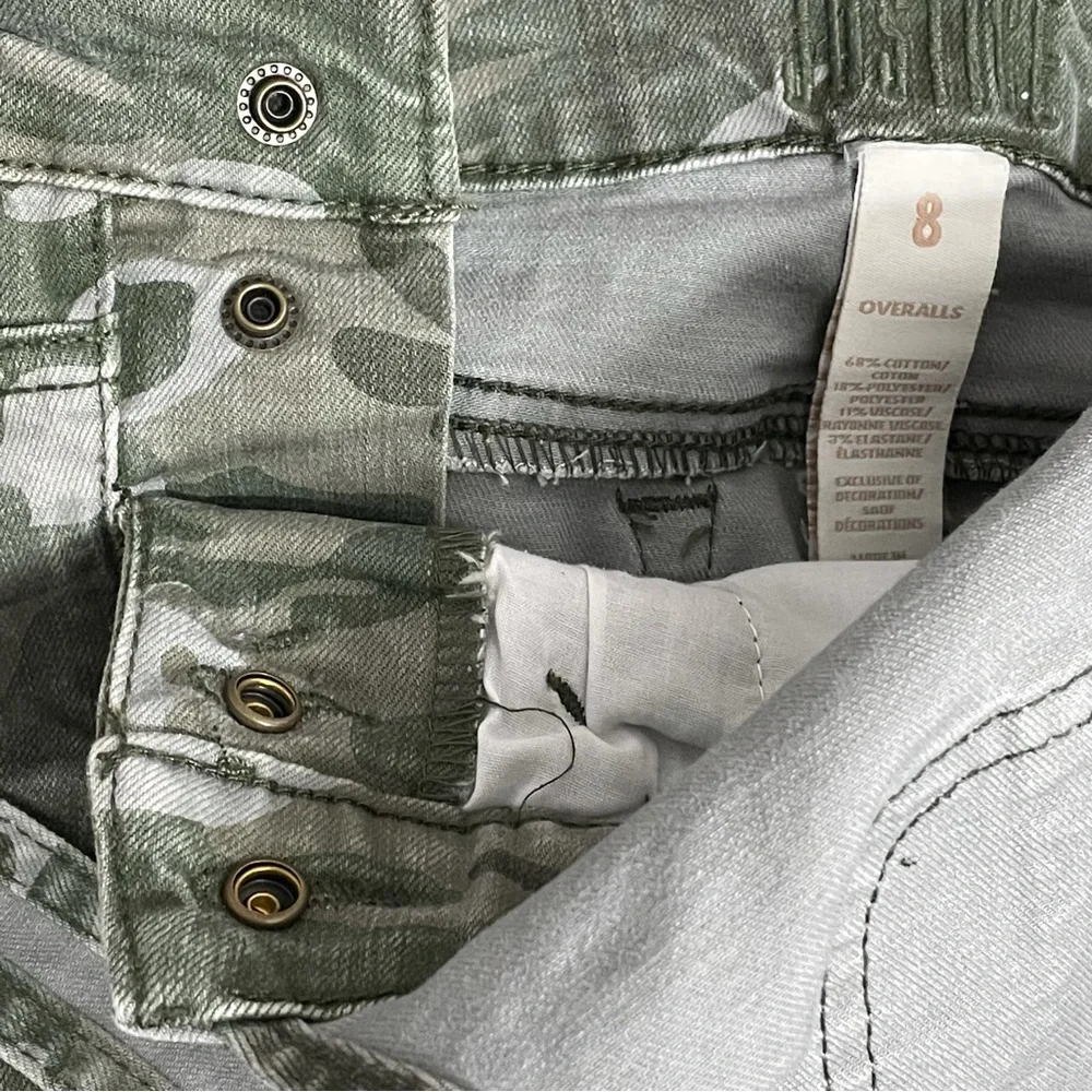 JUSTICE Camo Jean Camouflage Overalls